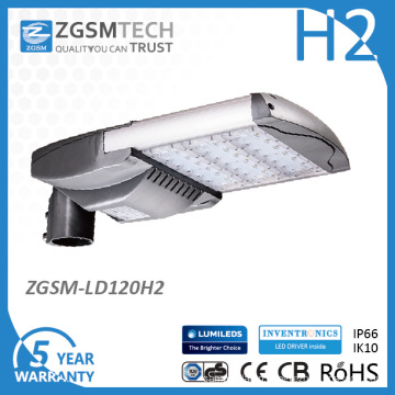 Manufacturer High Light Efficiency 120W LED Road Light with Dlc